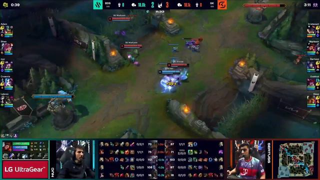 LEC 2023 LoL - Spring Split | Group Stage Day 2 - BDS vs SK (Game 1) смотреть онлайн