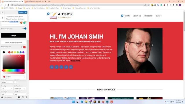 Author Personal Blog WordPress Theme: Step-by-Step Setup, Demo Import, and Customization Video Guid смотреть онлайн
