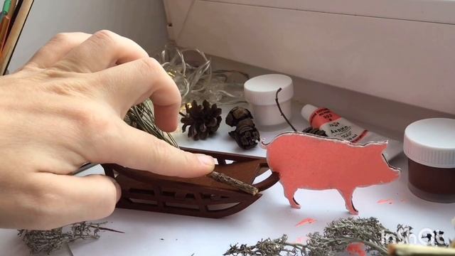 Символ Нового 2019 года /Новогодний декор / Свинка / DIY смотреть онлайн