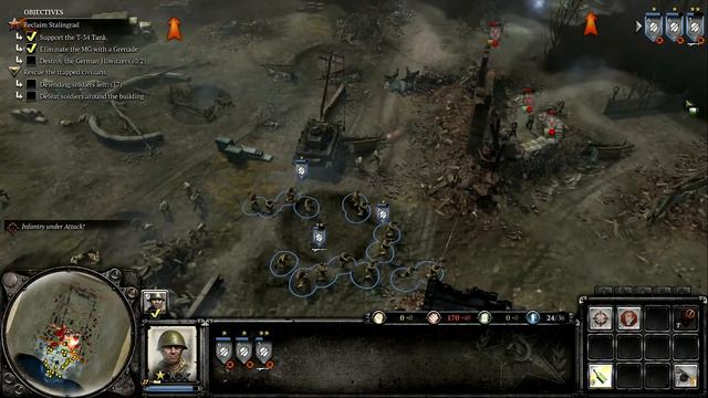 Company of Heroes 2 PC Gameplay *HD* 1080P смотреть онлайн