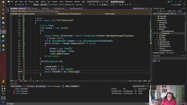 NET MAUI Read TextFile into ListView смотреть онлайн