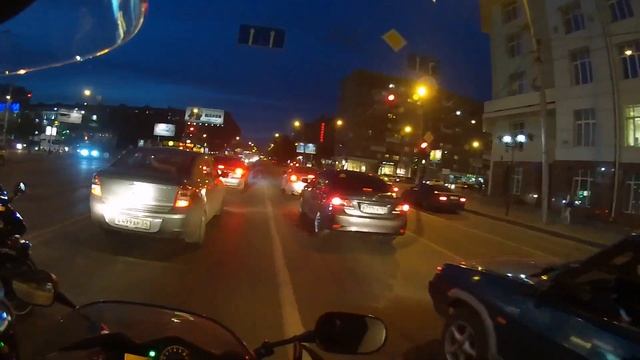 Вечерний прохват на VFR 800