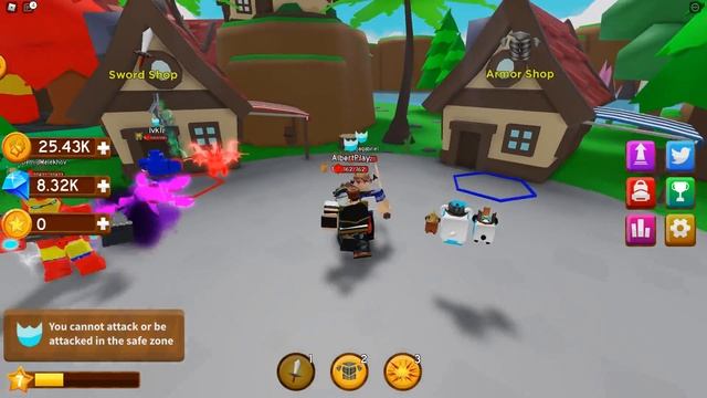 СИМУЛЯТОР ГЛАДИАТОРА !!! | ROBLOX ПО РУССКИ | | Роблоксер Альберт смотреть онлайн
