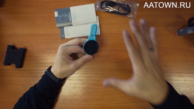 Распаковка Часов Garmin Forerunner 55 Аква Обзор комплектации смотреть онлайн