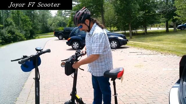 Joyor F7 Scooter unboxing and review смотреть онлайн