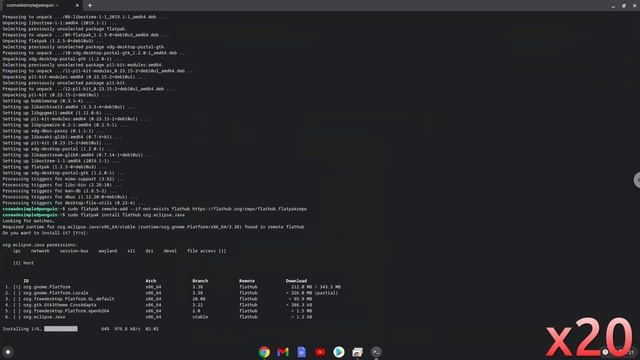 How to install Eclipse IDE for Java Developers on a Chromebook смотреть онлайн