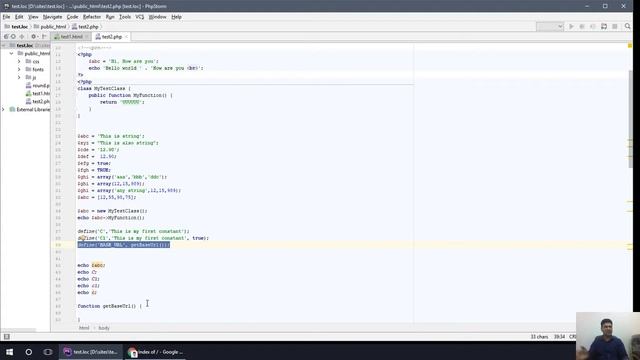 3. PHP - Variables, Constants, Functions in Urdu / Hindi смотреть онлайн