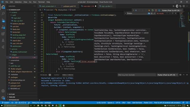 #8 Flutter&Firebase Firebase auth, create an account using email and password (Flutter) смотреть онлайн