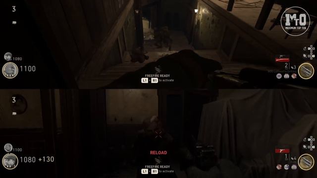 CALL OF DUTY WWII - COD NAZI ZOMBIES SPLIT SCREEN GAMEPLAY - FINAL REICH FIRST LOOK смотреть онлайн