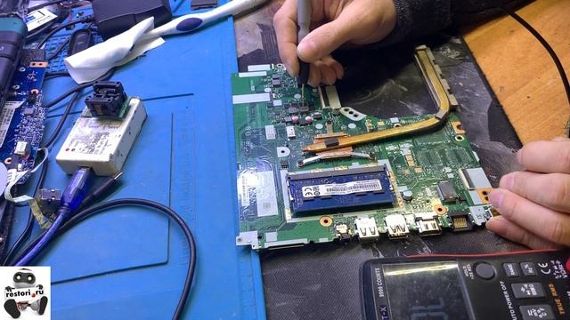 Restori.ru Lenovo 320. Залит. Ремонтируем.