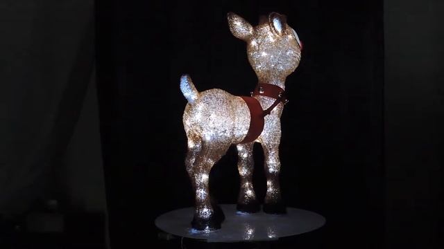 Rudolph the Red Node Reindeer - 43" Tall Light up Acrylic Figure смотреть онлайн