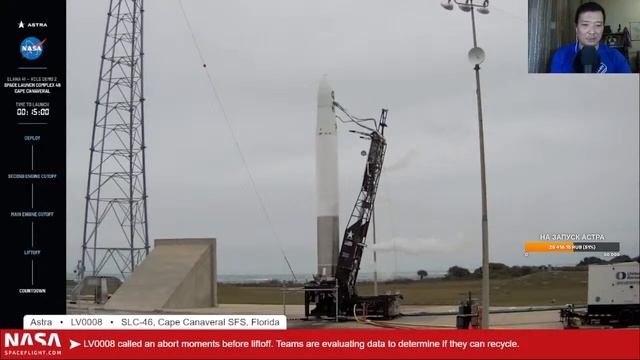 Трансляция пуска ракеты Rocket 3.3 от Astra. смотреть онлайн