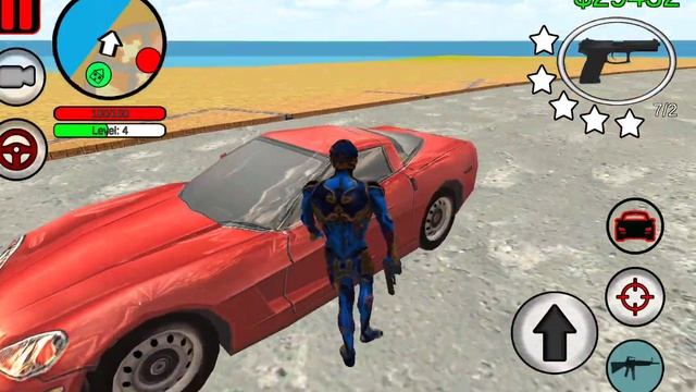Flying Iron-man Open City Police Cars Escaping Sport Car Bike and Helicopter SIM - Android Gameplay смотреть онлайн