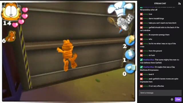 Garfield: Saving Arlene (2005) Levels 3-4 - PlayStation 2 - GARFATHON #18.2