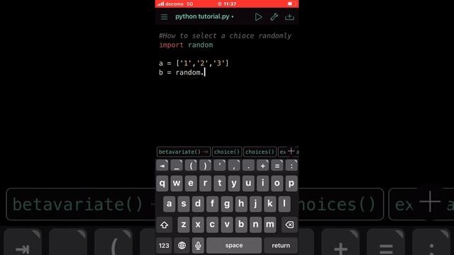 Python | How to select a choice randomly смотреть онлайн