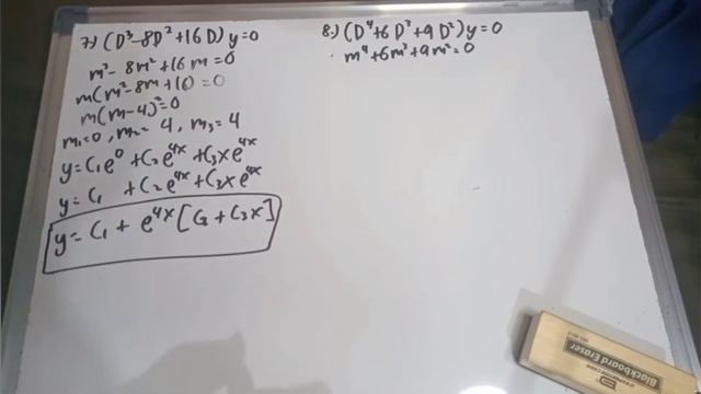 Chapter 5 Differential equation auxiliary equation repeated roots part 4/20 смотреть онлайн