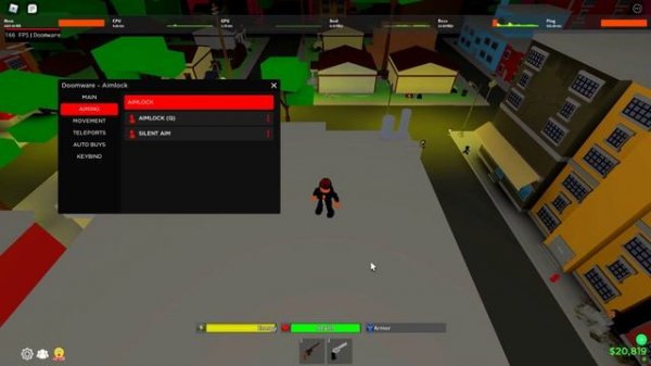 DA HOOD AIMLOCK SCRIPT (DOOMWARE) ANTISTOMP,  FAKE MACRO AND MORE!