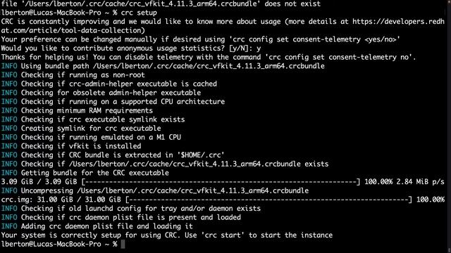 Install Red Hat OpenShift Local Kubernetes in macOS on MacBook Pro Intel x86_64 and M1 arm64 смотреть онлайн