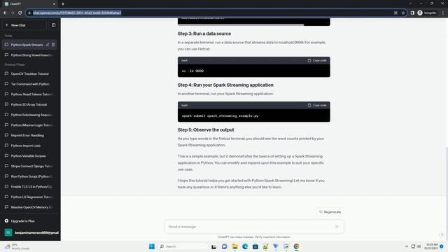 Python spark streaming output смотреть онлайн