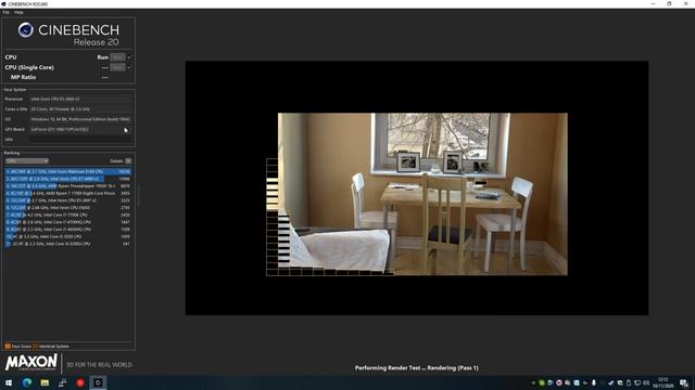 Cinebench R20 - Dual Xeon 2660 V3 смотреть онлайн
