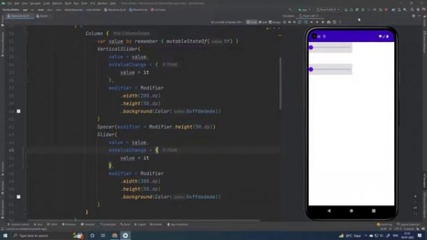Jetpack Compose Vertical Slider