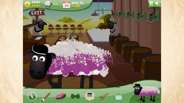BEAUTY BAAHN GAME | ОВЕЧИЙ САЛОН КРАСОТЫ ИГРА | Gameplay Shaun the Sheep Walkthrough. Day 11-12. смотреть онлайн