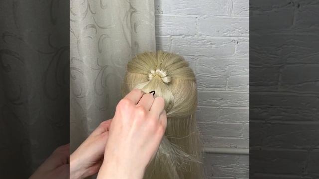 СКАЗОЧНО КРАСИВАЯ ПРИЧЕСКА НА ДЛИННЫЕ ВОЛОСЫ ✨ Amazing hairstyle for long hair tutorial ? смотреть онлайн