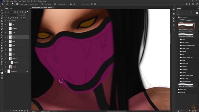 Painting Time-Lapse: Mileena, Mortal Kombat 9 (partial, start only) смотреть онлайн