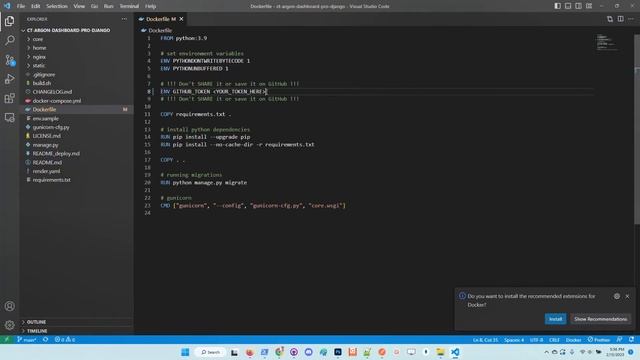 Argon PRO Django - How to start in Docker | Creative-Tim смотреть онлайн