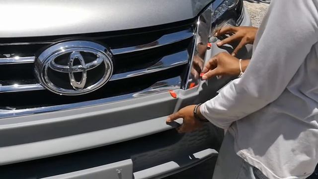 Fortuner 2016 Front Bumper Cover Installation Guide