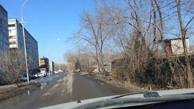 Дорога на улице Попова в Кемерово смотреть онлайн