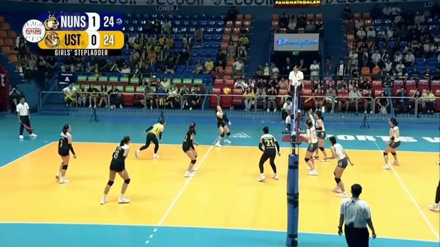 NUNS VS. UST Full Game Highlights | Stepladder | UAAP Season 86 Girls' Volleyball | Juniors Divisio смотреть онлайн