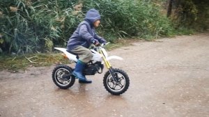 Детский питбайк - запуск