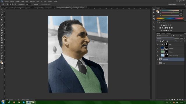 Photoshop Colorear imágenes en B/N смотреть онлайн