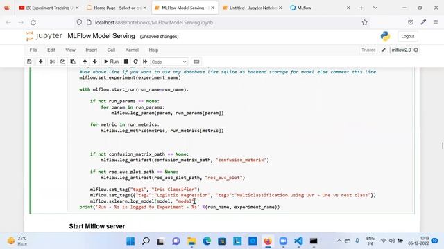 Model Serving using MLFlow Model Registry | MLFlow 2.0.1 | Live Demo | Part 2 | Ashutosh Tripathi смотреть онлайн