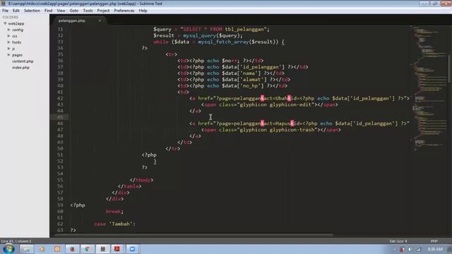 Pemrograman Web | PHP - MySQL - Bootstrap | Fitur Hapus Data смотреть онлайн