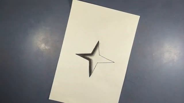 Рисуем 3д звезду Трюк на руке смотреть онлайн
