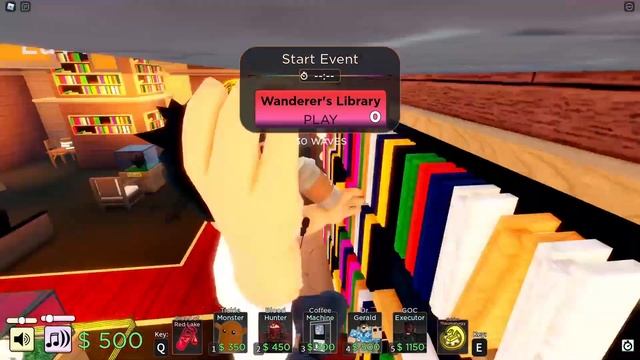 Wanderer's Library New Event SCP Tower Defense Roblox смотреть онлайн