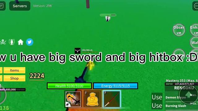 how to have a big sword in blox fruits (also changes hitbox) смотреть онлайн