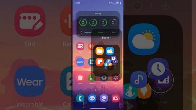 Large Folder, Widgets Folder And Redesign Stack Widgets - One UI 6 смотреть онлайн