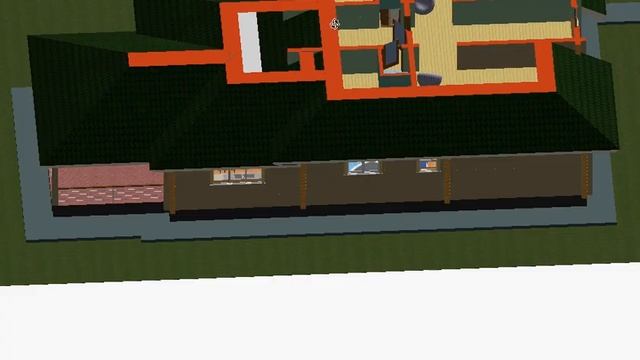 вальмовая кровля брусового дома с дормером смотреть онлайн