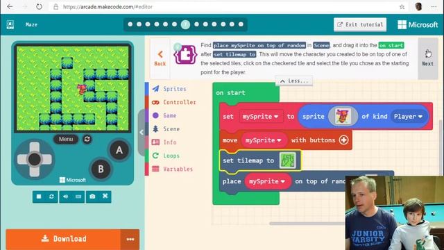 MakeCode Arcade - Maze смотреть онлайн