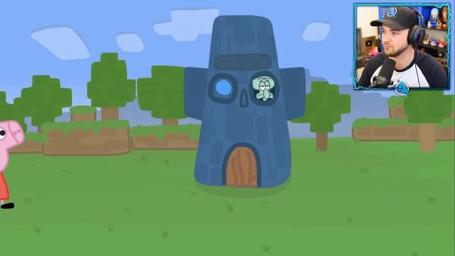 Peppa Pig Plays Minecraft! (Funny Animation) смотреть онлайн