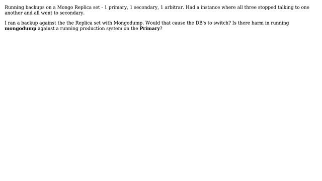 Databases: Mongodump on Replica Set смотреть онлайн