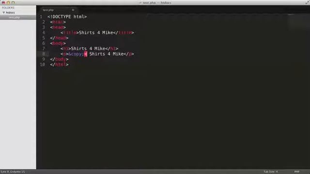 1 7 Your First PHP File смотреть онлайн