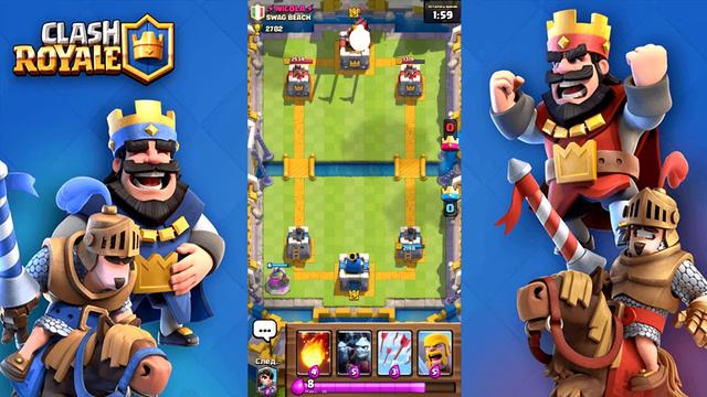 Clash Royale - Идём в Легенду. #2, 2824 трофея. смотреть онлайн
