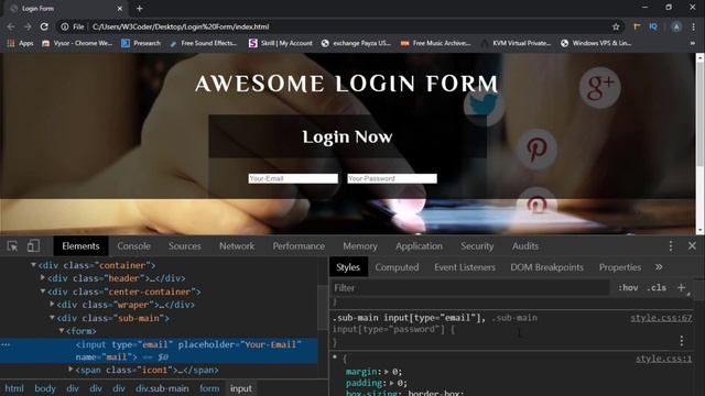 How To Create Professional Transparent Login Form Using HTML5 and CSS3 | Latest Tutorials 2020 смотреть онлайн