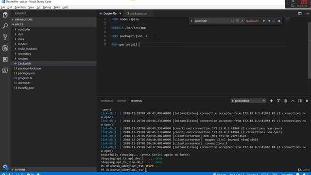 Dockerizando o projeto смотреть онлайн