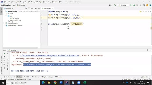 Library Numpy (Filter, Sorting, Searching, Split, Concat) Python смотреть онлайн
