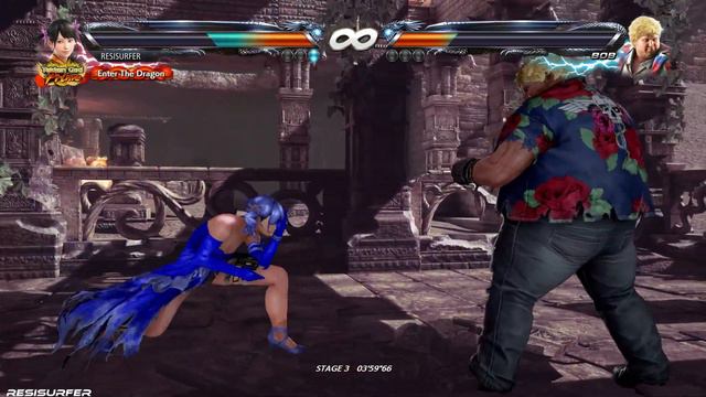 Xiaoyu ( Blue Bride ) Pro Wrestler Tekken 7 UHD 4K смотреть онлайн